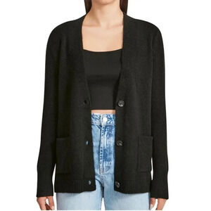 BB Dakota by Steve Madden Long- Sleeved Cardigan for Women Black Sz XXL NWT